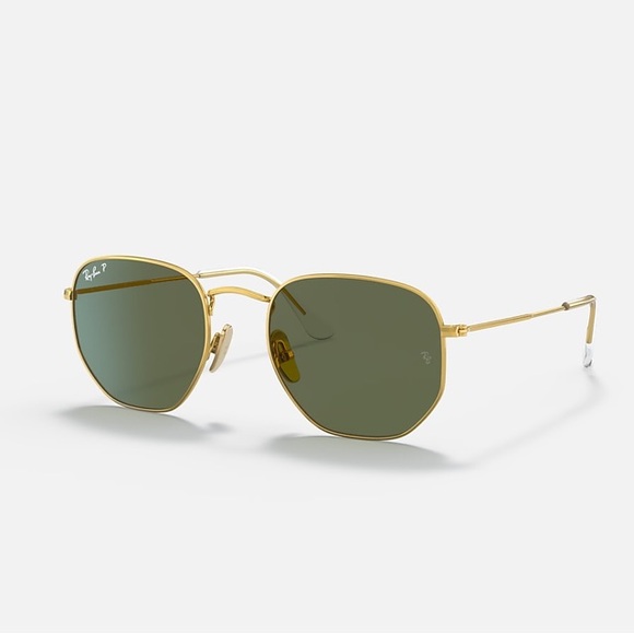 🆕 Ray-Ban Hexagonal Titanium Sunglasses - Picture 4 of 11